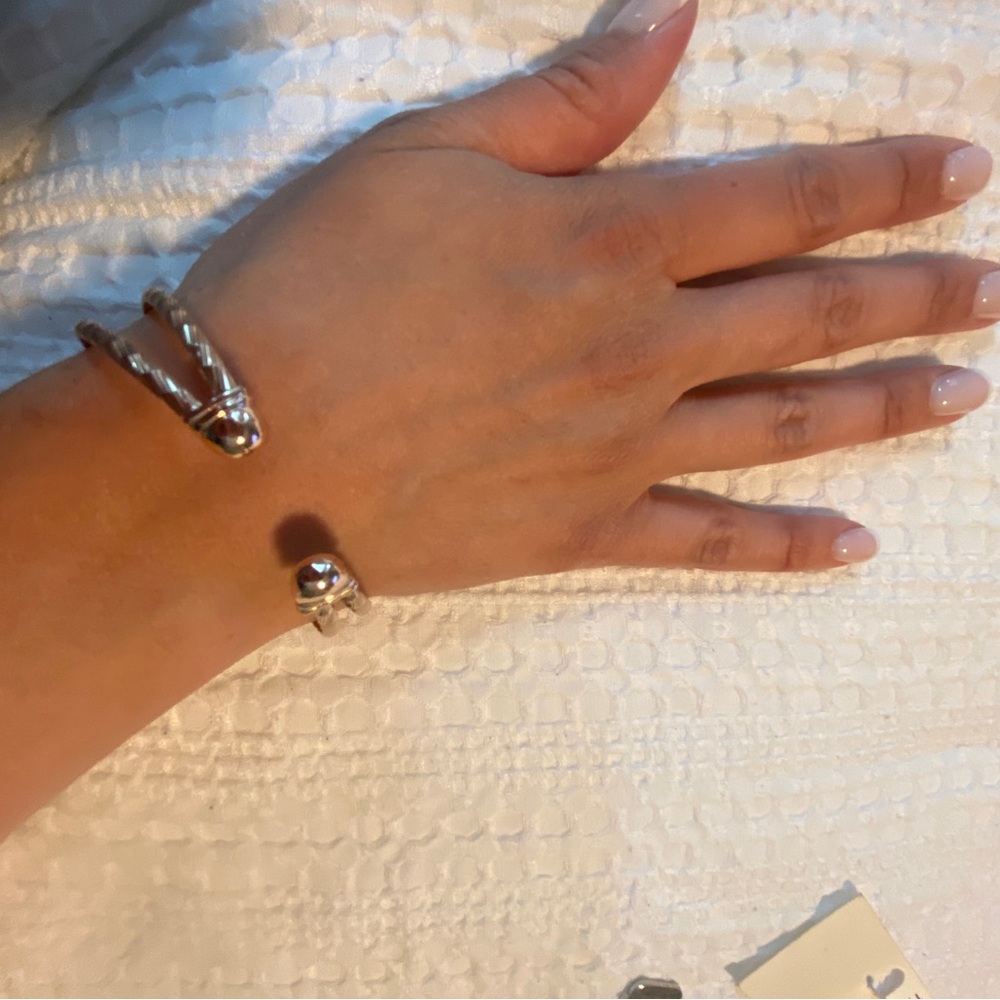 Gold Twisted Cuff Bracelet